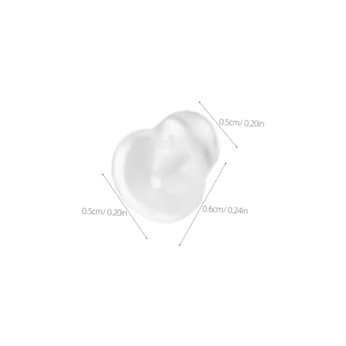 SHINEOFI 10Er Schachtel Transparente Silikon Ohrstecker Verschlüsse Weiche Rutschfeste Ohrstecker Stopper Sichere Ersatz Backings für Fischhaken und Creolen Ohrringe Leicht und SHINEOFI 10Er Schachtel Transparente Silikon Ohrstecker Verschlüsse Weiche Rutschfeste Ohrstecker Stopper Sichere Ersatz Backings für Fischhaken und Creolen Ohrringe Leicht und von SHINEOFI