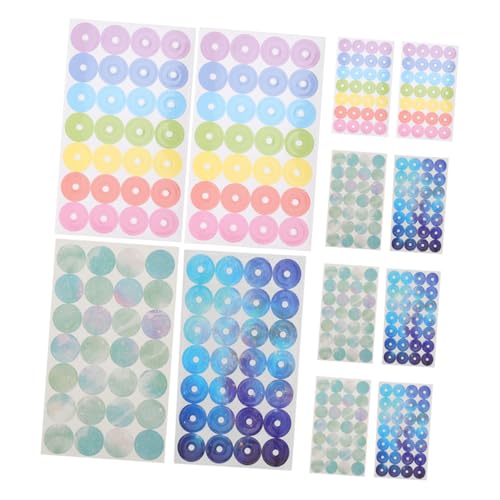 SHINEOFI 12 Blatt Verstärkungsaufkleber Aufkleber Locher Aufkleber Verstärkung Verstärkungsringe Für Papieraufkleber Für Tagebuch SHINEOFI 12 Blatt Verstärkungsaufkleber Aufkleber Locher Aufkleber Verstärkung Verstärkungsringe Für Papieraufkleber Für Tagebuch von SHINEOFI