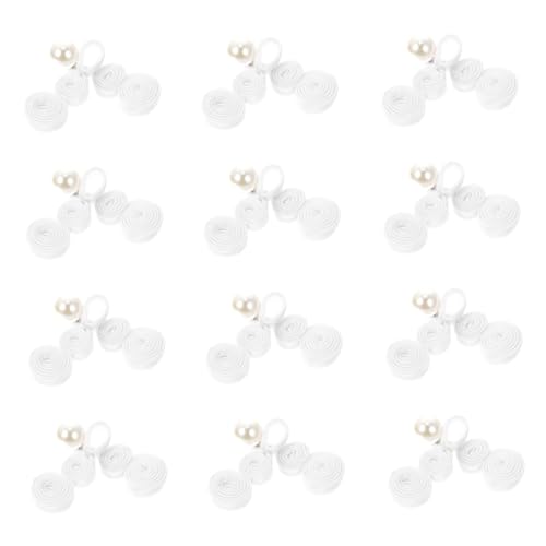 SHINEOFI 12 Paare Chinesische Knoten Froschverschluss Knöpfe Dekorative Polyester Nähknöpfe für Diy Kleidung Mäntel Capes Schals Traditioneller Chinesischer Stil Sicherer Verschluss SHINEOFI 12 Paare Chinesische Knoten Froschverschluss Knöpfe Dekorative Polyester Nähknöpfe für Diy Kleidung Mäntel Capes Schals Traditioneller Chinesischer Stil Sicherer Verschluss von SHINEOFI