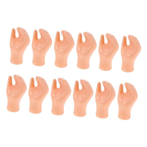SHINEOFI 12 Paare Simulationshandpuppenzubehör Plastikhände kleine Puppenhände Miniaturpuppenhände Mini-Hände für Finger Handpuppen-Bausatz winzige Fingerhände Kunststoffhandersatz Handprop SHINEOFI 12 Paare Simulationshandpuppenzubehör Plastikhände kleine Puppenhände Miniaturpuppenhände Mini-Hände für Finger Handpuppen-Bausatz winzige Fingerhände Kunststoffhandersatz Handprop von SHINEOFI