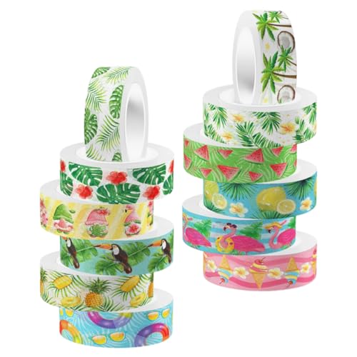 SHINEOFI 12 Rollen Dekoratives Washi Tape Bastelband Washi-tape grün Scrapbook-Klebebänder selber machen Grünes Washi-Tape Scrapbooking -Vorräte Washi -Bänder Aufkleber SHINEOFI 12 Rollen Dekoratives Washi Tape Bastelband Washi-tape grün Scrapbook-Klebebänder selber machen Grünes Washi-Tape Scrapbooking -Vorräte Washi -Bänder Aufkleber von SHINEOFI