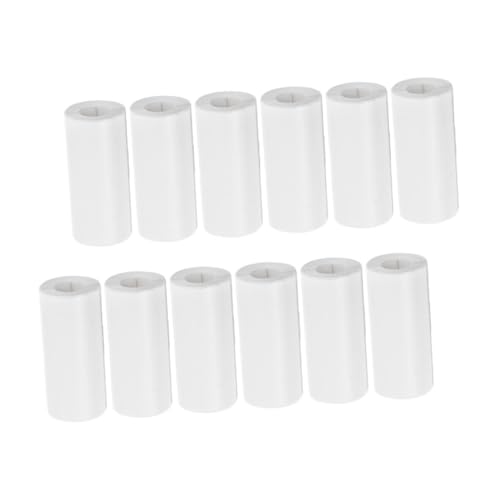 SHINEOFI 12 Rollen Ersatzpapier für Tragbare Drucker Selbstklebendes Fotodruckerpapier für Drucker und Sofortbildkameras Vielseitig Einsetzbar von SHINEOFI