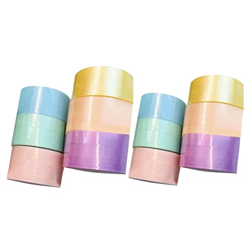 SHINEOFI 12 Rollen Goo-Ball-Tape farbiges klebeband tapeband Spielzeugklebeband helle Farbbänder Ballbänder selber machen kinderspielzeug lustige Klebebänder dekorative Klebebänder Plastik von SHINEOFI