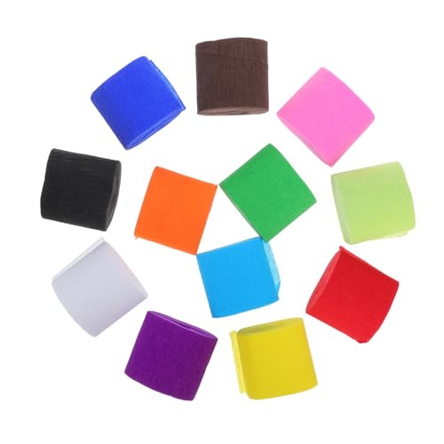 SHINEOFI 12 Rollen Krepppapier Luftschlangen Bunte DIY Krepppapier Bandrollen Hintergrundgirlande Party Dekoration Für Geburtstage Abschlussfeiern Feiertage Bastelprojekte Für SHINEOFI 12 Rollen Krepppapier Luftschlangen Bunte DIY Krepppapier Bandrollen Hintergrundgirlande Party Dekoration Für Geburtstage Abschlussfeiern Feiertage Bastelprojekte Für von SHINEOFI