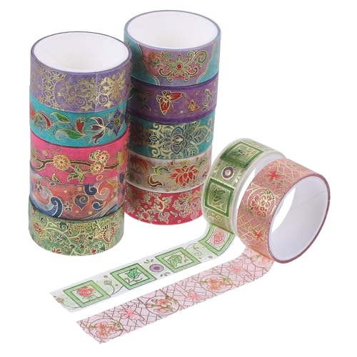 SHINEOFI 12 Rollen Taschenaufkleber bastelzeug handwerkskunst bastelst ästhetisch Maskierung papierklebeband Scrapbooking dekoratives klebeband für einklebebuch Scrapbook-DIY-Klebebänder SHINEOFI 12 Rollen Taschenaufkleber bastelzeug handwerkskunst bastelst ästhetisch Maskierung papierklebeband Scrapbooking dekoratives klebeband für einklebebuch Scrapbook-DIY-Klebebänder von SHINEOFI