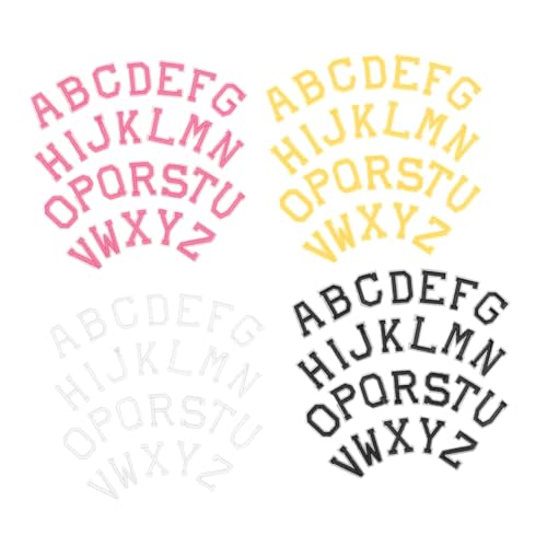 SHINEOFI 12 Sätze Buchstaben-patch Nähen Stoff Gestickte Buchstaben Briefe Name Reparatur Für Stickereiflecken Kleidung Bestickt Kursiv Dekorativ Verzierungen Kleiderflicken Polyesterfaden SHINEOFI 12 Sätze Buchstaben-patch Nähen Stoff Gestickte Buchstaben Briefe Name Reparatur Für Stickereiflecken Kleidung Bestickt Kursiv Dekorativ Verzierungen Kleiderflicken Polyesterfaden von SHINEOFI