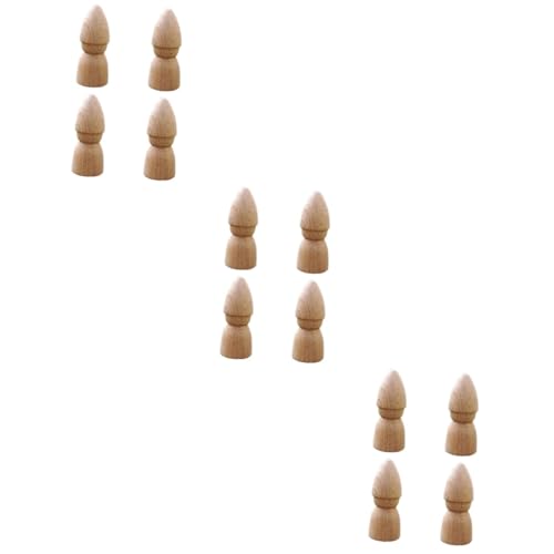 SHINEOFI 12 Stck Teiliges Holzpuppen zum Bemalen DIY Holzfiguren Hochwertigem Holz Malspielzeug für Fantasie und Feinmotorik SHINEOFI 12 Stck Teiliges Holzpuppen zum Bemalen DIY Holzfiguren Hochwertigem Holz Malspielzeug für Fantasie und Feinmotorik von SHINEOFI