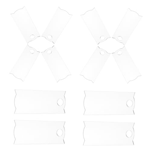 SHINEOFI 12 Stück Acryl Namensschilder für Flaschen Diy Tumbler Nameplate Blanks Transparente Dekoration für Trinkgefäße Leicht und Installieren SHINEOFI 12 Stück Acryl Namensschilder für Flaschen Diy Tumbler Nameplate Blanks Transparente Dekoration für Trinkgefäße Leicht und Installieren von SHINEOFI