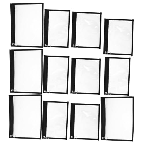 SHINEOFI 12 Stück Aktentaschen Mit Reißverschluss Umschlagtasche Mit Reißverschluss Auslaufsicher Durchsichtig Reisetasche Reißverschlussordner Kleine Tasche Mit SHINEOFI 12 Stück Aktentaschen Mit Reißverschluss Umschlagtasche Mit Reißverschluss Auslaufsicher Durchsichtig Reisetasche Reißverschlussordner Kleine Tasche Mit von SHINEOFI