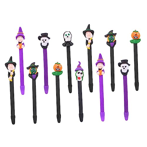 SHINEOFI 12 Stück Bunte Kugelschreiber Halloween Kreative Schreibstifte aus Umweltfreundlichem Material für Schüler Schule und Partygeschenke Zufällige Farbe SHINEOFI 12 Stück Bunte Kugelschreiber Halloween Kreative Schreibstifte aus Umweltfreundlichem Material für Schüler Schule und Partygeschenke Zufällige Farbe von SHINEOFI