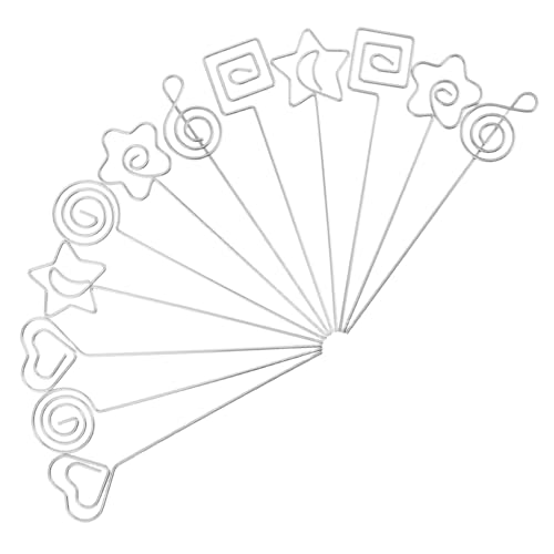 SHINEOFI 12 Stück DIY Notizhalter für Büro und Zuhause Multifunktionale Kartenhalter für Dokumente und Erinnerungen Kreatives Design Praktische Nutzung von SHINEOFI