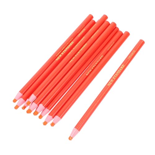SHINEOFI 12 Stück Hand zerlegter Buntstift Wachsbuntstifte Buntstifte für Wachsmarker Gelstifte zeichnen für erwachsene Marker für Malbücher Bleistifte zeichnen Papier Orange von SHINEOFI