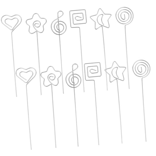 SHINEOFI 12 Stück Handgemachte DIY Notizhalter für Zuhause und Büro Stilvolle Dokumenten Erinnerungen Kreative Kartenhalter für Fotos und Notizen von SHINEOFI