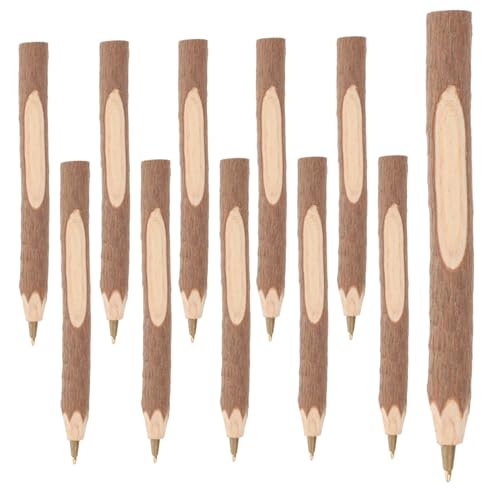 SHINEOFI 12 Stück Kreative Kugelschreiber aus Rindenholz mit Glatter Schreibfeder für Schule Büro und Zuhause Stilvoll und Umweltfreundlich SHINEOFI 12 Stück Kreative Kugelschreiber aus Rindenholz mit Glatter Schreibfeder für Schule Büro und Zuhause Stilvoll und Umweltfreundlich von SHINEOFI