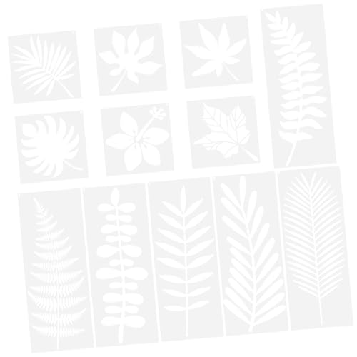 SHINEOFI 12 Stück Malvorlage plastikenten bastelzeug schreibfeder buntstifte wasservermalbar Stencil Blätter Schablone Schablonen kursiv Schablone für Handwerk Schablone malen das Haustier SHINEOFI 12 Stück Malvorlage plastikenten bastelzeug schreibfeder buntstifte wasservermalbar Stencil Blätter Schablone Schablonen kursiv Schablone für Handwerk Schablone malen das Haustier von SHINEOFI
