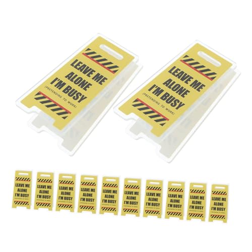 SHINEOFI 12 Stück Mini Büro Organisation Für „Leave Me Manager“ Halter Niedliche Acryl Schilder Für Alleinstehende Chef Zubehör Desktop Warnung Kollegen Lustige Büro Halter SHINEOFI 12 Stück Mini Büro Organisation Für „Leave Me Manager“ Halter Niedliche Acryl Schilder Für Alleinstehende Chef Zubehör Desktop Warnung Kollegen Lustige Büro Halter von SHINEOFI