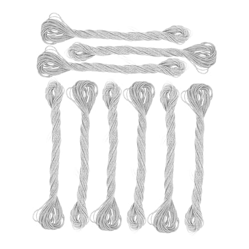 SHINEOFI 12 Stück Stickgarn Handarbeitsgarn Bastelzubehör Für Stickereien Diy-thread Nähfäden Für Stickereien Bastelt Handwerkliche Fäden Nähset Nähfäden Für Nähmaschinen Polyester Silber SHINEOFI 12 Stück Stickgarn Handarbeitsgarn Bastelzubehör Für Stickereien Diy-thread Nähfäden Für Stickereien Bastelt Handwerkliche Fäden Nähset Nähfäden Für Nähmaschinen Polyester Silber von SHINEOFI