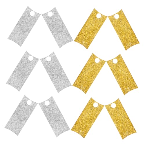 SHINEOFI 12 Stück Teiliges Acryl Namensschild für Trinkflaschen DIY Blanko Acrylplatte in Gold und Silber Langlebige Flaschendeckel Dekoration und Einfach zu Montieren SHINEOFI 12 Stück Teiliges Acryl Namensschild für Trinkflaschen DIY Blanko Acrylplatte in Gold und Silber Langlebige Flaschendeckel Dekoration und Einfach zu Montieren von SHINEOFI