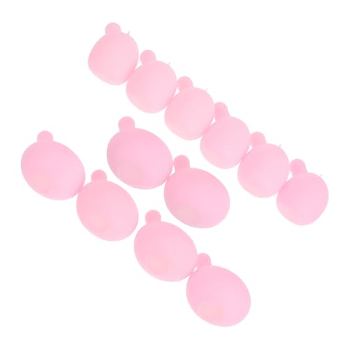 SHINEOFI 12 Stück Teiliges DIY Bubble Insert Pinke Silikon Bubble Kerne Flexibel Langlebig Geeignet für Puppenherstellung und Sichere Press Toy Nachfüllungen von SHINEOFI