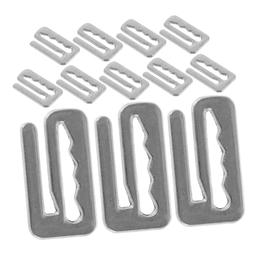 SHINEOFI 12 Stück Teiliges Metall Barber Cape Clips Verstellbar Sicherer Halt Friseurumhang Befestigungshaken Ersatz für Salon und Friseure Einfache Handhabung Langlebig von SHINEOFI