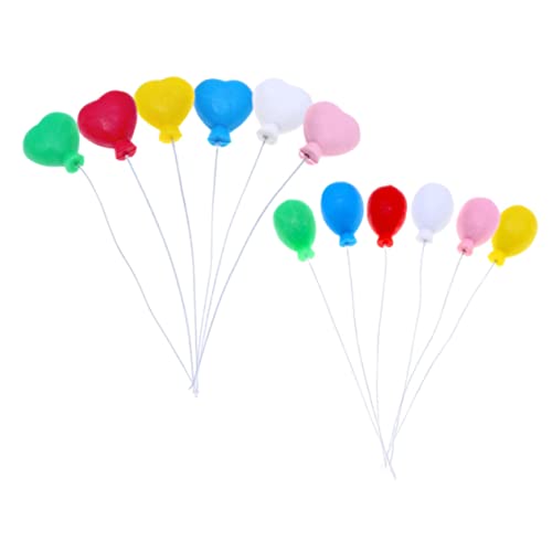 SHINEOFI 12 Stück Teiliges Mini Luftballon Deko Bunte Miniatur Ballons in Herz und Rundform Gestaltete Puppenhaus und Gartenlandschafts Ornamente Vielseitig als Foto Requisite und SHINEOFI 12 Stück Teiliges Mini Luftballon Deko Bunte Miniatur Ballons in Herz und Rundform Gestaltete Puppenhaus und Gartenlandschafts Ornamente Vielseitig als Foto Requisite und von SHINEOFI