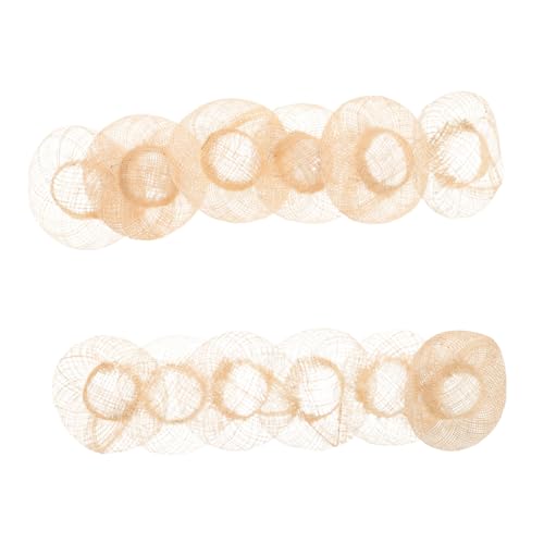 SHINEOFI 12 Stück Teiliges Mini Strohhüte Stabile Miniatur Puppenhüte für DIY Bastelprojekte Leichte Formbeständige Mini Craft Hüte für Puppenhaus Dekorationen und Party Zubehör von SHINEOFI