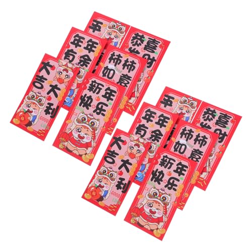 SHINEOFI 12 Stück Teiliges Rote Umschläge Pferdejahr Motiv Traditionelle Chinesische Geldumschläge für Frühlingsfest und Neujahrsfeiern Vielseitig für Familie und Geschäft Geeignet SHINEOFI 12 Stück Teiliges Rote Umschläge Pferdejahr Motiv Traditionelle Chinesische Geldumschläge für Frühlingsfest und Neujahrsfeiern Vielseitig für Familie und Geschäft Geeignet von SHINEOFI