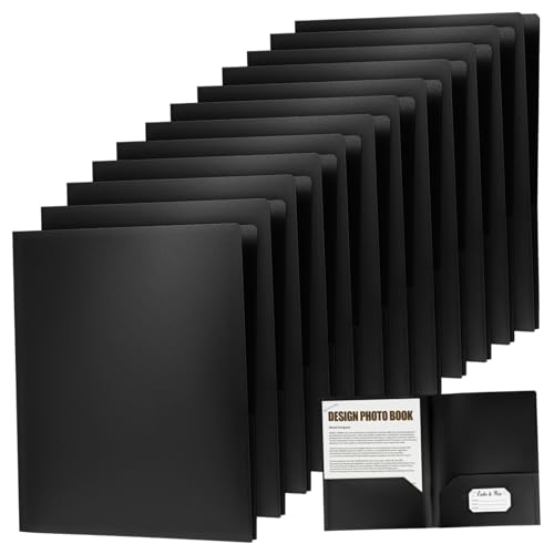 SHINEOFI 12 Stück Teiliges Schwarze Dokumenten und Beleg Organizer mit Fächern und Visitenkartenslot Leichter Eleganter Aktenordner für Büro Schule und Professionelle Papierablage SHINEOFI 12 Stück Teiliges Schwarze Dokumenten und Beleg Organizer mit Fächern und Visitenkartenslot Leichter Eleganter Aktenordner für Büro Schule und Professionelle Papierablage von SHINEOFI