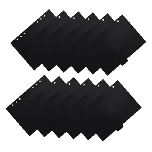 SHINEOFI 12 Stück Teiliges Schwarze PP Trennblätter mit Registertabs für Ringordner Notizbuch Verschleißfest Flexible Anordnung Effiziente Organisation für Büro und Studium SHINEOFI 12 Stück Teiliges Schwarze PP Trennblätter mit Registertabs für Ringordner Notizbuch Verschleißfest Flexible Anordnung Effiziente Organisation für Büro und Studium von SHINEOFI