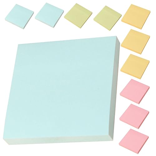 SHINEOFI 12 farbige Haftnotizen Pads Ästhetisches Schulmaterial nützlicher Memo-Sticker Pastell Unterlage bunt Büro-Memo-Aufkleber Notizblöcke für den täglichen Gebrauch Notenvorrat Papier SHINEOFI 12 farbige Haftnotizen Pads Ästhetisches Schulmaterial nützlicher Memo-Sticker Pastell Unterlage bunt Büro-Memo-Aufkleber Notizblöcke für den täglichen Gebrauch Notenvorrat Papier von SHINEOFI