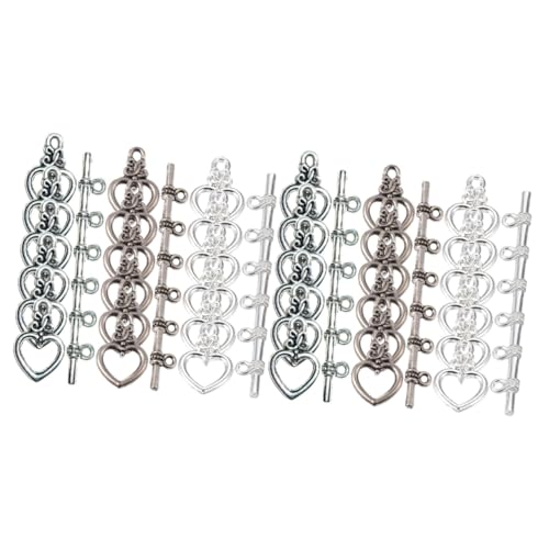 SHINEOFI 120 Sätze Herz- -Taste Knebelverschlüsse für die Schmuckherstellung Schließungen DIY Schmuckverschluss Herzförmiger Schmuckverschluss Halskette Verbindungsverschlüsse Schmuckteile SHINEOFI 120 Sätze Herz- -Taste Knebelverschlüsse für die Schmuckherstellung Schließungen DIY Schmuckverschluss Herzförmiger Schmuckverschluss Halskette Verbindungsverschlüsse Schmuckteile von SHINEOFI