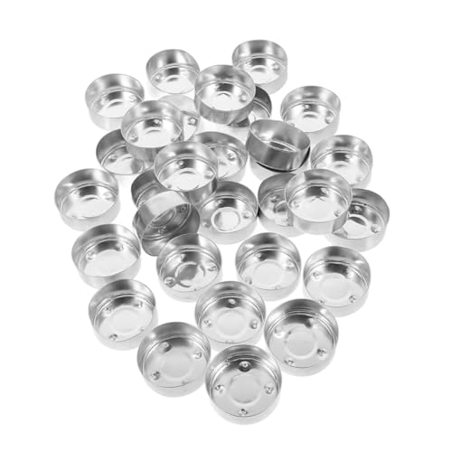 SHINEOFI 120 Stück Aluminium Teelichtbehälter Leere Kerzenhüllen für DIY Kerzenherstellung Tragbare Runde Aluminiumschalen Wind und Tropfsicher für Hochzeiten und Partys SHINEOFI 120 Stück Aluminium Teelichtbehälter Leere Kerzenhüllen für DIY Kerzenherstellung Tragbare Runde Aluminiumschalen Wind und Tropfsicher für Hochzeiten und Partys von SHINEOFI