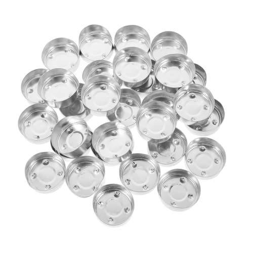 SHINEOFI 120 Stück Aluminium Teelichthalter für DIY Kerzenherstellung Leere Teelichtbehälter Runde Kompakte Geeignet für Elektronische Kerzen und Teelichter Hitzebeständig und Pflegeleicht SHINEOFI 120 Stück Aluminium Teelichthalter für DIY Kerzenherstellung Leere Teelichtbehälter Runde Kompakte Geeignet für Elektronische Kerzen und Teelichter Hitzebeständig und Pflegeleicht von SHINEOFI