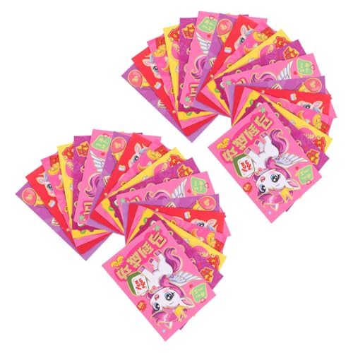 SHINEOFI 120 Stück Karton Pferd Rote Umschläge Jahr Des Pferdes Lunar Year Geschenkumschläge Robustes Papier Kulturfest Umschlag für Hochzeit Geburtstag Frühlingfest SHINEOFI 120 Stück Karton Pferd Rote Umschläge Jahr Des Pferdes Lunar Year Geschenkumschläge Robustes Papier Kulturfest Umschlag für Hochzeit Geburtstag Frühlingfest von SHINEOFI