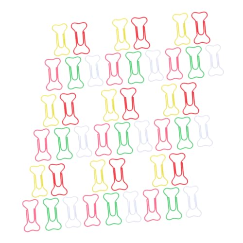 SHINEOFI 120 Stück Teiliges Bunte Metall Büroklammern in Hunde-knochenform Rutschfeste Lesezeichen Stabile Dokumenten-clips für Büro Schule und Zuhause Kreative Papier-organizer SHINEOFI 120 Stück Teiliges Bunte Metall Büroklammern in Hunde-knochenform Rutschfeste Lesezeichen Stabile Dokumenten-clips für Büro Schule und Zuhause Kreative Papier-organizer von SHINEOFI
