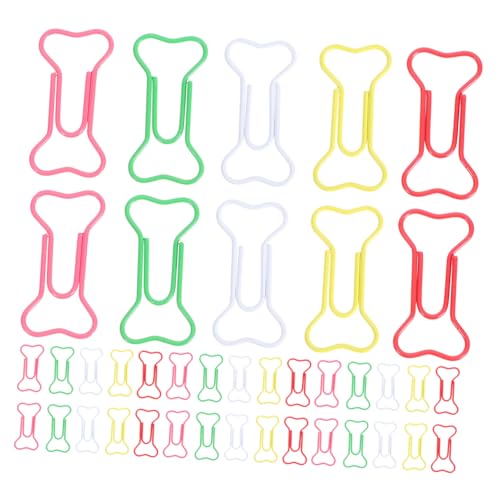 SHINEOFI 120 Stück Teiliges Bunter Metall Büroklammern in Hundeknochen form Lustige Dokumenten Lesezeichen clips für Büro und Zuhause Stabile Farbenfrohe Organizer für Akten und Planer SHINEOFI 120 Stück Teiliges Bunter Metall Büroklammern in Hundeknochen form Lustige Dokumenten Lesezeichen clips für Büro und Zuhause Stabile Farbenfrohe Organizer für Akten und Planer von SHINEOFI