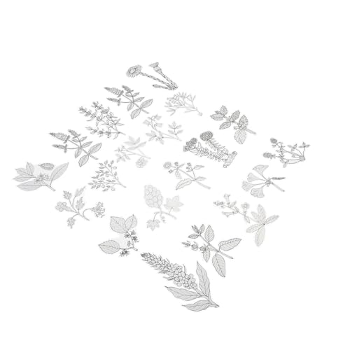 SHINEOFI 120 Stück Teiliges Pflanzen DIY Vintage Aufkleber für Scrapbooking und Grußkarten Bunte Blumenmotive Selbstklebend Rückstandsfrei für Planer und Tagebücher SHINEOFI 120 Stück Teiliges Pflanzen DIY Vintage Aufkleber für Scrapbooking und Grußkarten Bunte Blumenmotive Selbstklebend Rückstandsfrei für Planer und Tagebücher von SHINEOFI