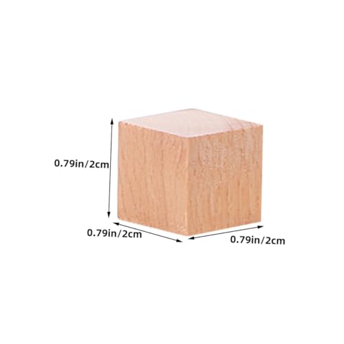 SHINEOFI 120 Stück Unbehandelte Quadratische Holzblöcke Natürliche Bastelklötze für DIY Handwerk Kreativität Feinmotorik und Räumliches SHINEOFI 120 Stück Unbehandelte Quadratische Holzblöcke Natürliche Bastelklötze für DIY Handwerk Kreativität Feinmotorik und Räumliches von SHINEOFI