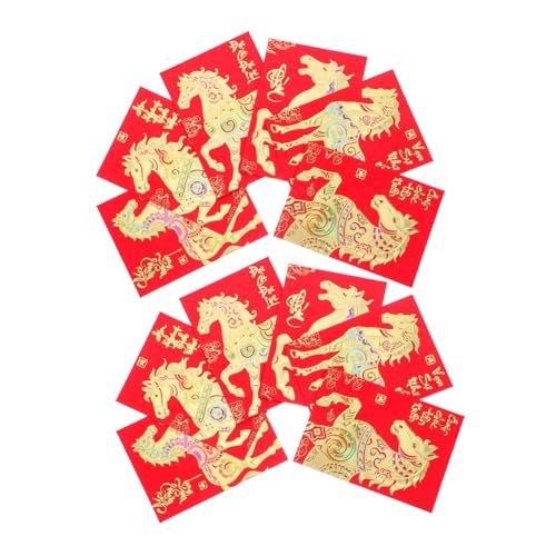 SHINEOFI 120 Stück Vietnamesische Neujahrs-rote Umschläge Jahr Des Pferdes mit Traditionellem Design Langlebige Papier Hong Bao für Frühlingsfest Geburtstag Wünsche und Feierlichkeiten SHINEOFI 120 Stück Vietnamesische Neujahrs-rote Umschläge Jahr Des Pferdes mit Traditionellem Design Langlebige Papier Hong Bao für Frühlingsfest Geburtstag Wünsche und Feierlichkeiten von SHINEOFI