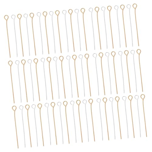 SHINEOFI 1200 Stück Flachkopfstifte für Schmuck Edelstahlaugenstifte für DIY Armbänder und Schmuckherstellung für Gestaltung von Ohrringen und Bastelbedarf SHINEOFI 1200 Stück Flachkopfstifte für Schmuck Edelstahlaugenstifte für DIY Armbänder und Schmuckherstellung für Gestaltung von Ohrringen und Bastelbedarf von SHINEOFI