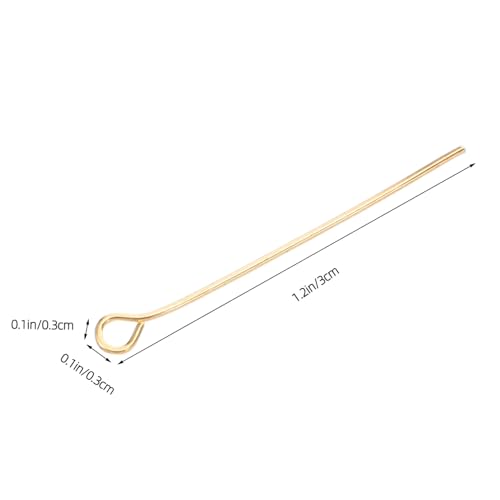 SHINEOFI 1200 Stück Teiliges Schmuckzubehör mit Geraden Kopf Ösenstiften Gold und Silberfarbene DIY Fundstücke für Ohrringe Armbänder Halsketten Handgefertigte Bastelmaterialien SHINEOFI 1200 Stück Teiliges Schmuckzubehör mit Geraden Kopf Ösenstiften Gold und Silberfarbene DIY Fundstücke für Ohrringe Armbänder Halsketten Handgefertigte Bastelmaterialien von SHINEOFI