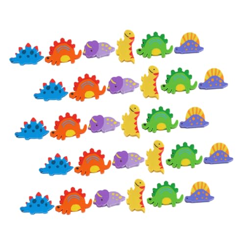 SHINEOFI 120Stücke Dinosaurier Radiergummis Tragbare Radiergummis für Kreative und Farbenfrohe Schulartikel Mitgebsel für Kindergeburtstag und Klassenzimmerdeko von SHINEOFI