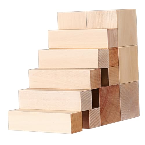 SHINEOFI 13 Stück Basswood Schnitzholz Teilig Unbehandelte Holzblöcke für Holzschnitzen Vielseitig für DIY Kunstprojekte Verschiedene Reißfestes Glattes für Künstler und Hobbybastler SHINEOFI 13 Stück Basswood Schnitzholz Teilig Unbehandelte Holzblöcke für Holzschnitzen Vielseitig für DIY Kunstprojekte Verschiedene Reißfestes Glattes für Künstler und Hobbybastler von SHINEOFI