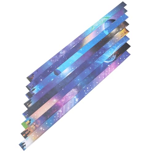 SHINEOFI 1360 Stück Teiliges Origami papier Sternenhimmel Muster Regenbogenfarben DIY Bastelstreifen für Künstlerisches Falten Praktisches Zubehör für Sternenpapier Handarbeiten SHINEOFI 1360 Stück Teiliges Origami papier Sternenhimmel Muster Regenbogenfarben DIY Bastelstreifen für Künstlerisches Falten Praktisches Zubehör für Sternenpapier Handarbeiten von SHINEOFI