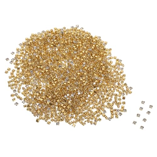 SHINEOFI 1440 Stück Teiliges Claw Strasssteine Goldbasis Flache Rückseite Sicherer Halt Vielseitig für Kleidung Taschen Schmuck und DIY Dekorationen Langlebig und Funkelnd SHINEOFI 1440 Stück Teiliges Claw Strasssteine Goldbasis Flache Rückseite Sicherer Halt Vielseitig für Kleidung Taschen Schmuck und DIY Dekorationen Langlebig und Funkelnd von SHINEOFI