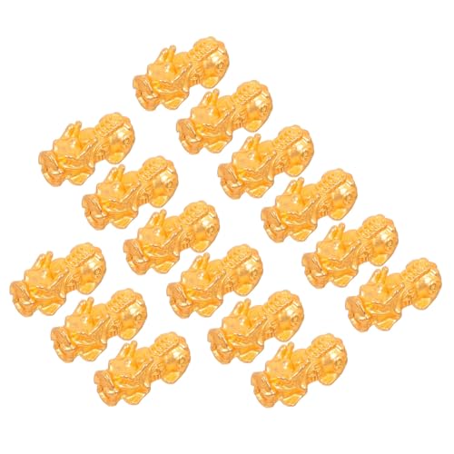 SHINEOFI 15 Stück Strass-Abstandsperlen Drachenperlen für die Schmuckherstellung Abstandsperlen-Anhänger chinesische Amulettperlen Spacer-Charm-Perlen Pi Yao-Perlen Legierung Golden SHINEOFI 15 Stück Strass-Abstandsperlen Drachenperlen für die Schmuckherstellung Abstandsperlen-Anhänger chinesische Amulettperlen Spacer-Charm-Perlen Pi Yao-Perlen Legierung Golden von SHINEOFI