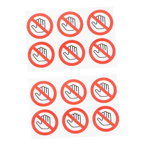 SHINEOFI 15 Stück Teiliges Nicht Berühren Warnaufkleber Selbstklebend Sicherheitskennzeichnung gegen Mechanische Verletzungen Geeignet für Fabriken Lager und Büros Einfache Anbringung SHINEOFI 15 Stück Teiliges Nicht Berühren Warnaufkleber Selbstklebend Sicherheitskennzeichnung gegen Mechanische Verletzungen Geeignet für Fabriken Lager und Büros Einfache Anbringung von SHINEOFI