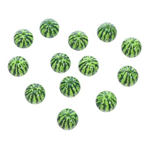 SHINEOFI 15 Stück Teiliges Perlenset Wassermelonen Charms Realistische Runde Kunststoff Perlen Fruchtiges Design Leicht für Diy Schmuckherstellung Armbänder Halsketten und Kreative SHINEOFI 15 Stück Teiliges Perlenset Wassermelonen Charms Realistische Runde Kunststoff Perlen Fruchtiges Design Leicht für Diy Schmuckherstellung Armbänder Halsketten und Kreative von SHINEOFI