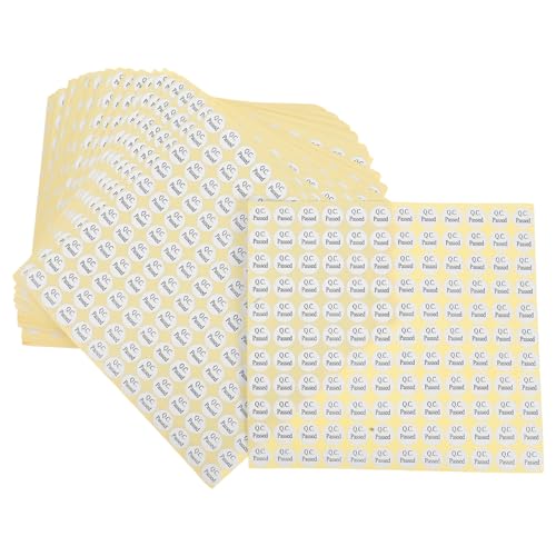SHINEOFI 150 Blatt Pass Das Inspektionsetikett Bestandene Etiketten Etikettenaufkleber Bestanden Etiketten Aufkleber Inspektion Kreisetiketten Weiß Aufkleber Aus Beschichtetem Papier SHINEOFI 150 Blatt Pass Das Inspektionsetikett Bestandene Etiketten Etikettenaufkleber Bestanden Etiketten Aufkleber Inspektion Kreisetiketten Weiß Aufkleber Aus Beschichtetem Papier von SHINEOFI