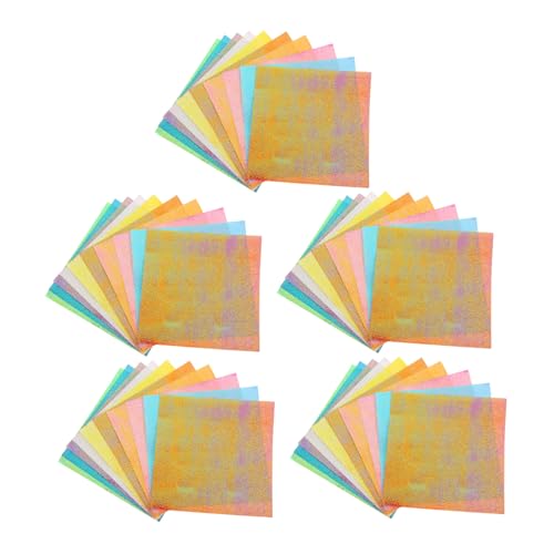 SHINEOFI 150 Stück Glitzer Origami Papier Farben Schimmerndes Quadratisches Faltpapier für Kreative Bastelprojekte Große Bastelblätter für Erwachsene SHINEOFI 150 Stück Glitzer Origami Papier Farben Schimmerndes Quadratisches Faltpapier für Kreative Bastelprojekte Große Bastelblätter für Erwachsene von SHINEOFI